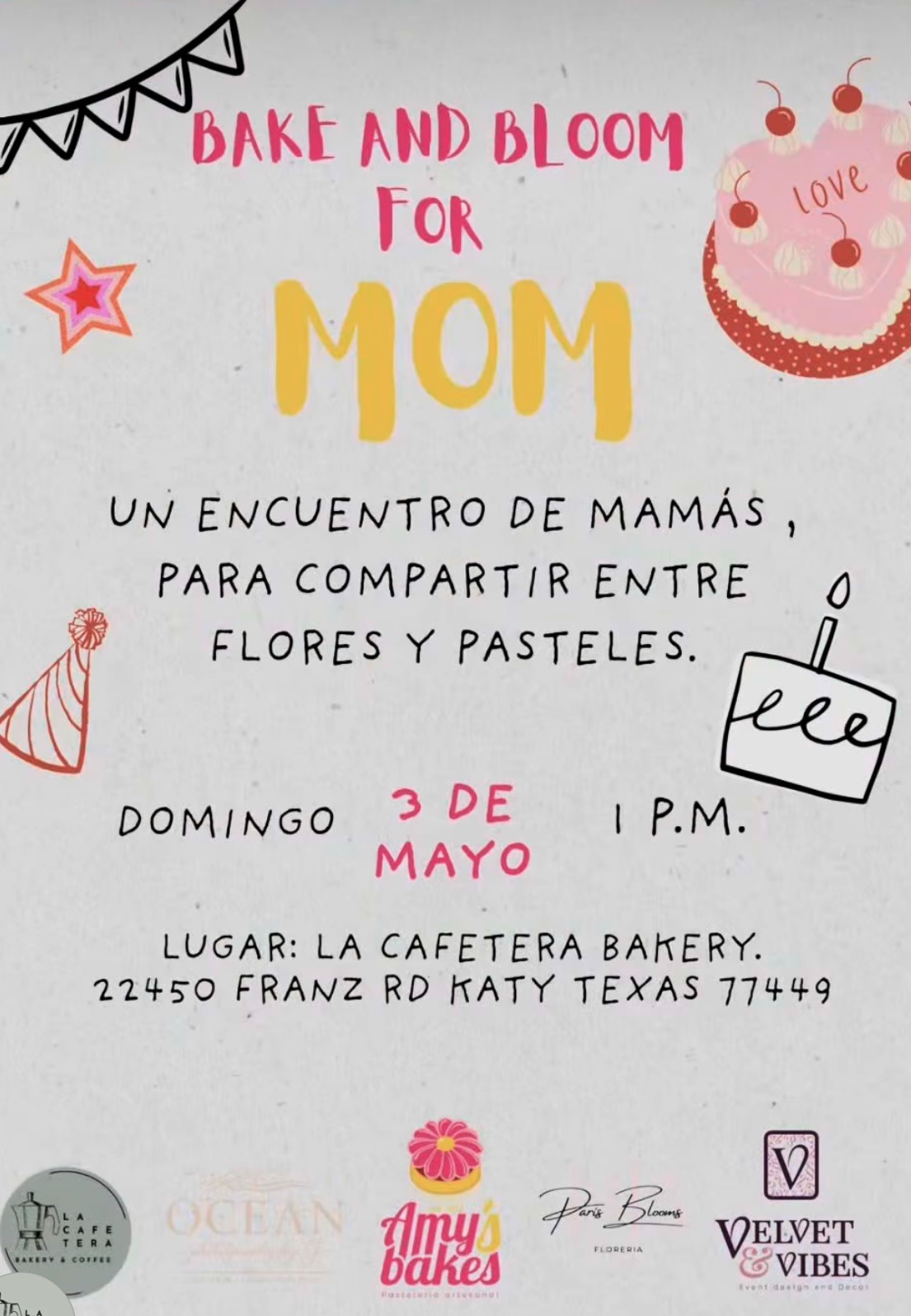 Bake and bloom for mom