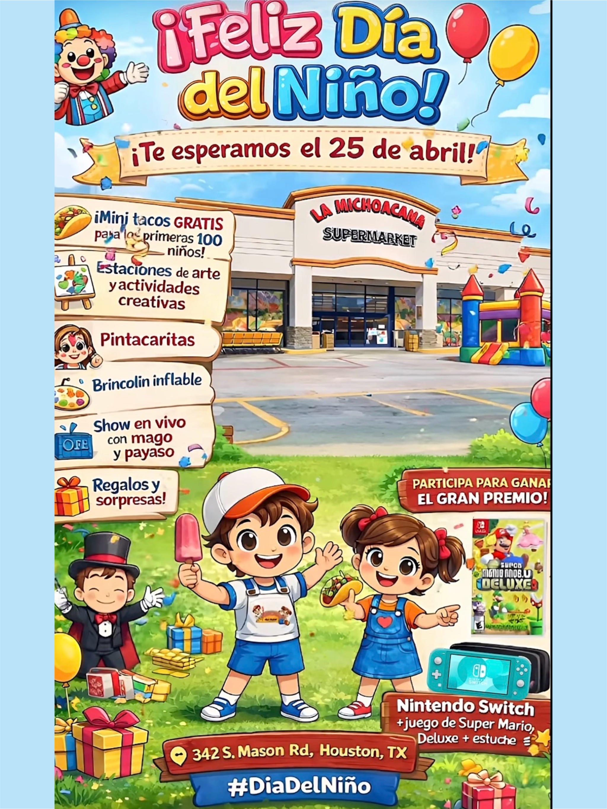 Feliz día del niño