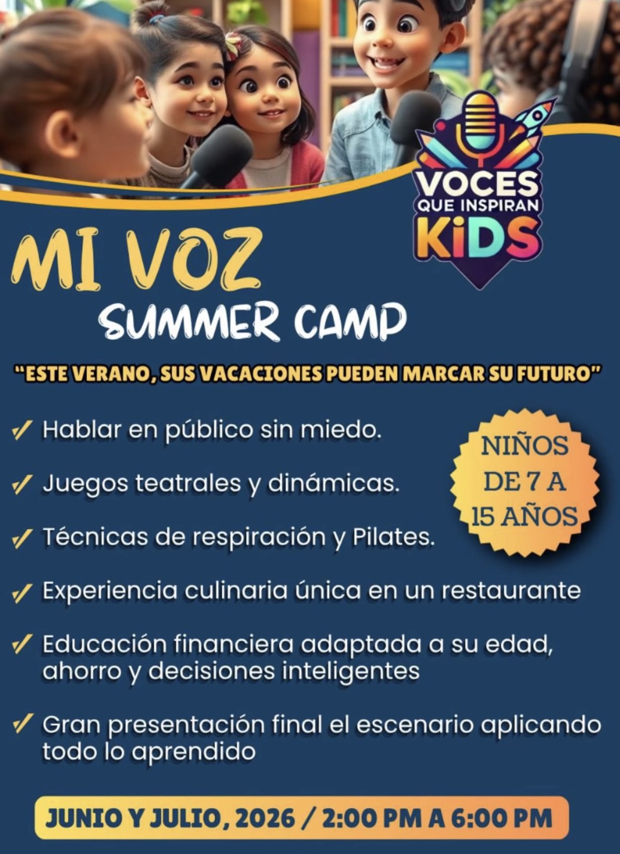 Mi voz summer camp