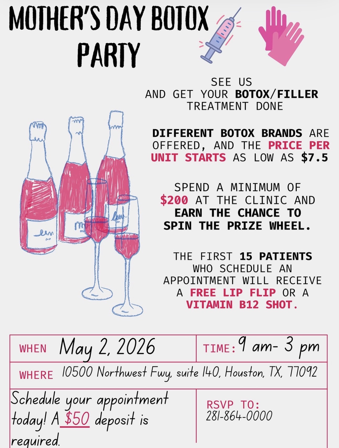 MOTHERS DAY BOTOX PARTY
