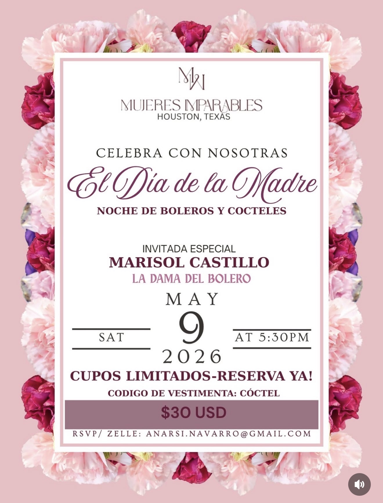 Noche de boleros y cócteles