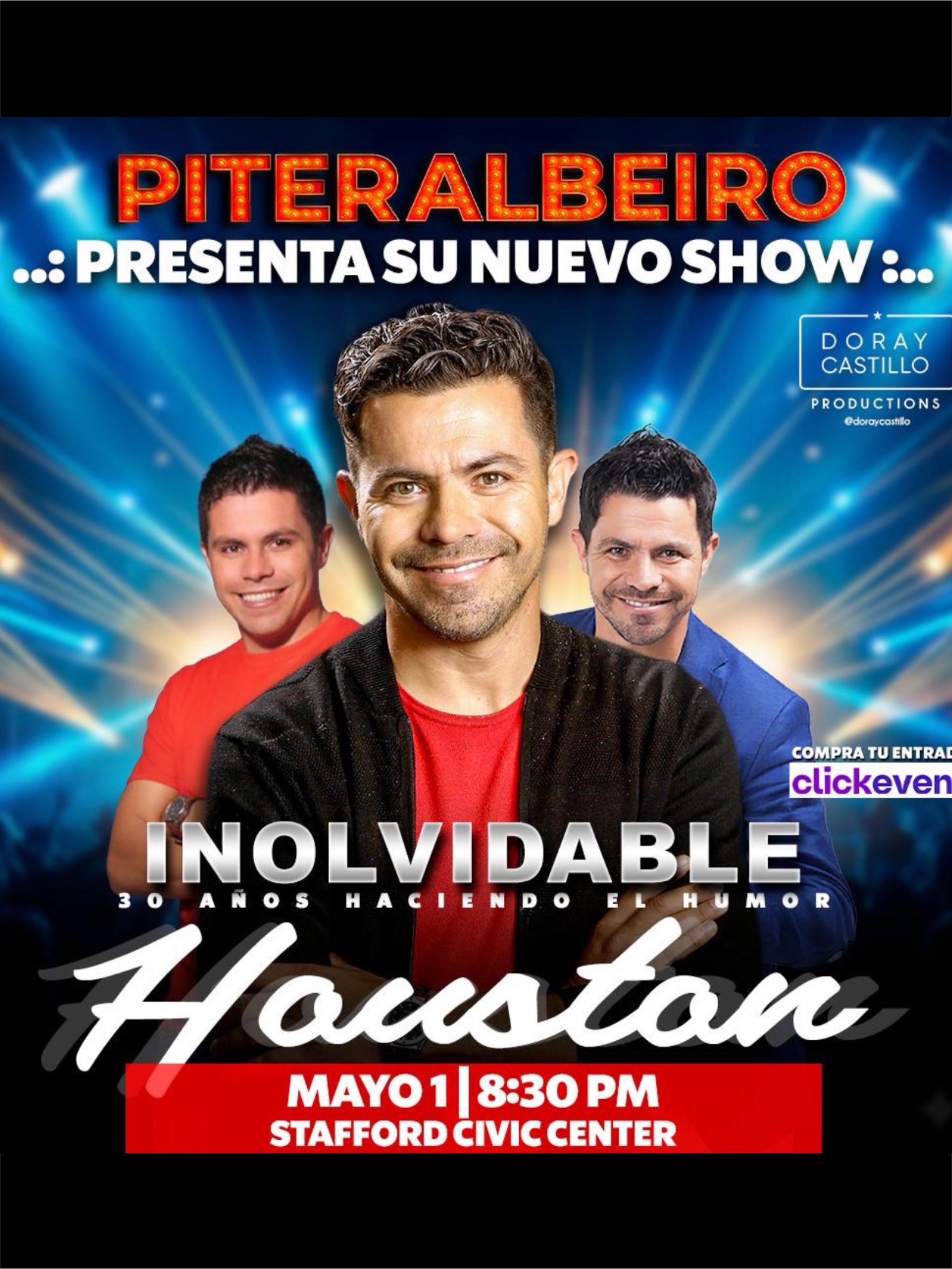 Piter Albeiro con su nuevo show