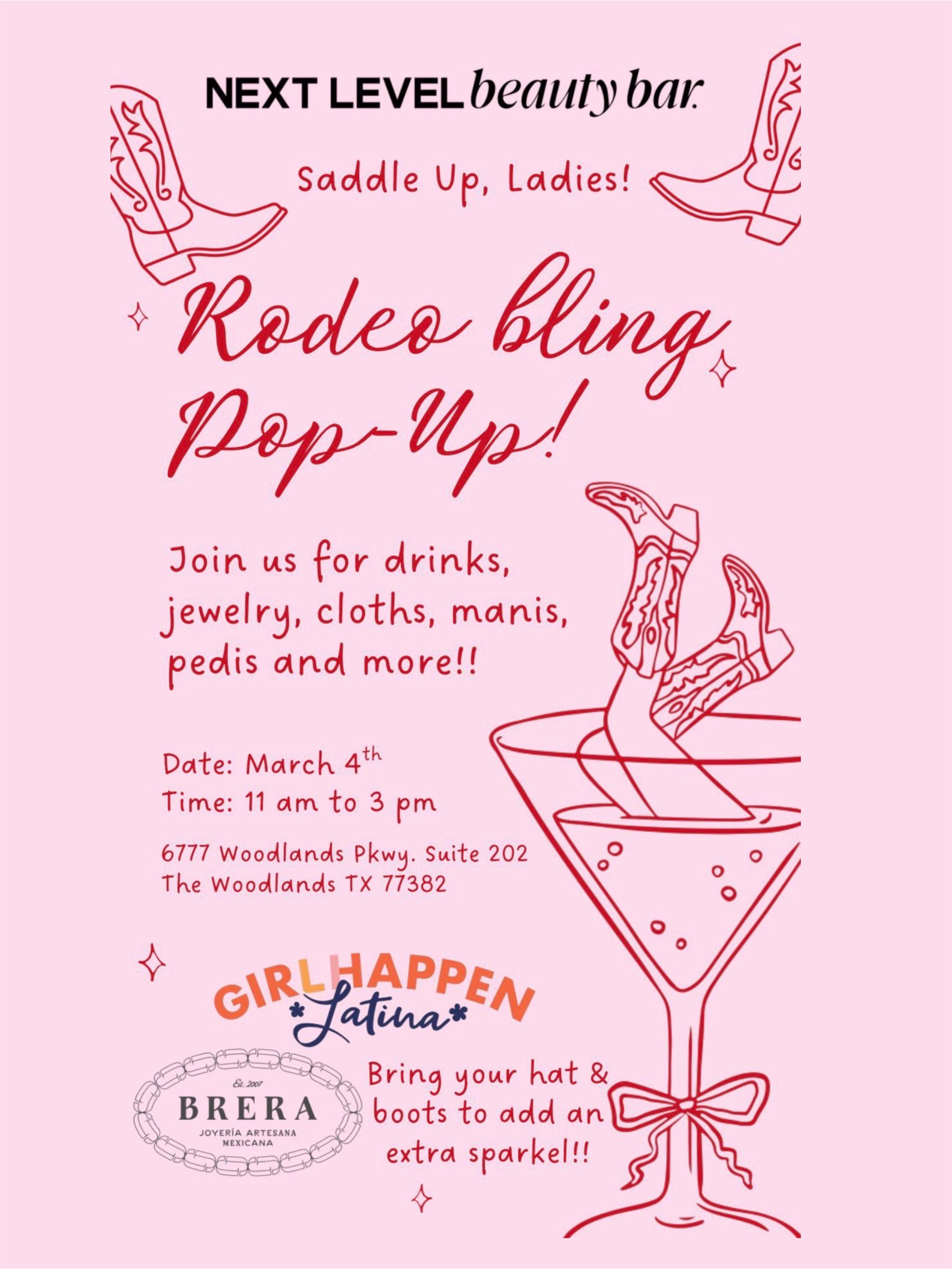 Rodeo bling, pop -Up!